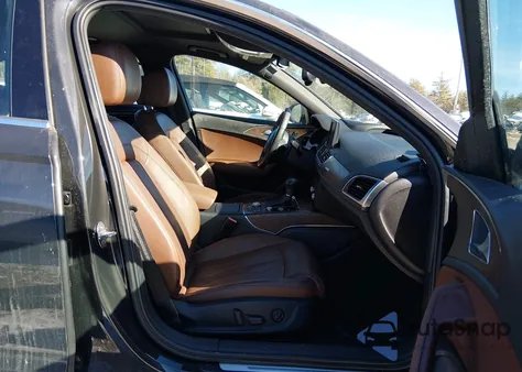 2015 Audi A6 3.0T Premium Plus from USA, damaged, VIN WAUHGAFCXFN009724